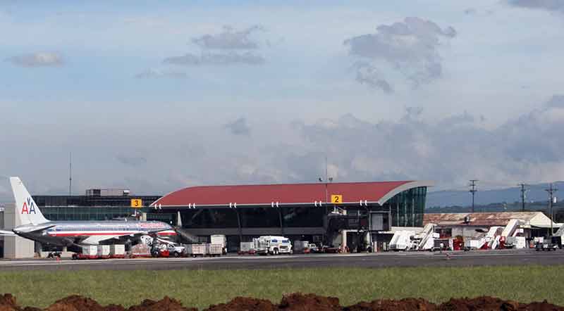 Este es el aeropuerto de San José, CR.